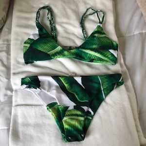 Palm leaf bikini!